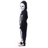 Horror Skeleton Ghost Costume Halloween Cospaly Carnival Party Boys Girls Particular Set
