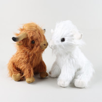 Soft Stuffed Highland Cow Toys Plush Doll Gifts