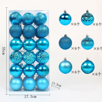Merry Christmas 36 Pieces Matte Christmas Tree Ornaments Hanging Balls Decoration