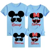 Family Matching Clothing Top Parent-kids Cartoon Mice Family T-shirts