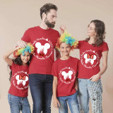 Family Matching Clothing Top Parent-kids Cartoon Mice Family Vacation Making Memories Together 2023 Family T-shirts