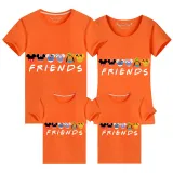 Family Matching Clothing Top Parent-kids Cartoon Mice&Dogs Friends Family T-shirts