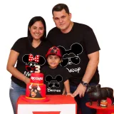 Family Matching Clothing Top Parent-kids Cartoon Mice Family T-shirts