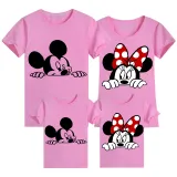Family Matching Clothing Top Parent-kids Cartoon Mice Family T-shirts