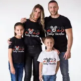 Family Matching Clothing Top Parent-kids Cartoon Mice 2023 Family Vacation Family T-shirts
