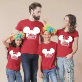 Family Matching Clothing Top Parent-kids Cartoon Mice Family T-shirts
