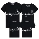 Family Matching Clothing Top Parent-kids Rainbow Magical Angel Family T-shirts