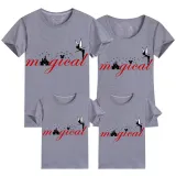 Family Matching Clothing Top Parent-kids Rainbow Magical Angel Family T-shirts