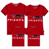 Family Matching Clothing Top Parent-kids Cartoon Mice Friends Family T-shirts