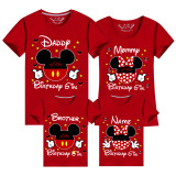 Family Matching Clothing Top Custom Name Birthday Party Celebration For Girls Mice Family T-shirts