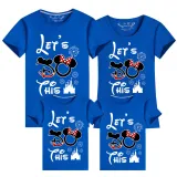 Family Matching Clothing Top Parent-kids Let's Do This Family T-shirts