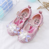 Girls Sequins Princess Soft Flat Dress Shoes