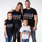 Family Matching Clothing Top Parent-kids Cartoon Mice 2023 Family Cruise Family T-shirts