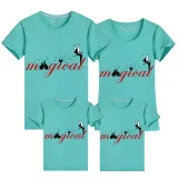 Family Matching Clothing Top Parent-kids Rainbow Magical Angel Family T-shirts