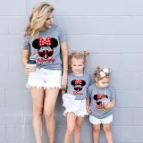 Family Matching Clothing Top Parent-kids Cartoon Mice Family T-shirts