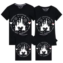 Family Matching Clothing Top Parent-kids Vacation It's The Most Wonderful Time Family T-shirts