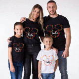 Family Matching Clothing Top Parent-kids Cartoon Mick 2023 Family T-shirts