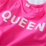 Matching Family Swimsuit White King Prince Swim Trunks and Queen Princess Bikini Swimwear