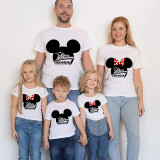 Family Matching Clothing Top Parent-kids Cartoon Mice Wonder Cruise Family T-shirts