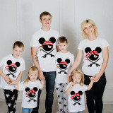 Family Matching Clothing Top Parent-kids Cartoon Mice Pirate Family T-shirts