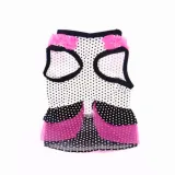 Pet Dog Cloth Sleeveless Polka Dots Mesh Puppy Cloth