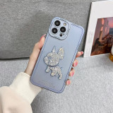 3D Diamond French Bulldog Phone Case for iphone13 12 11 Pro Max