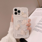 Cute Rabbit Phone Case for iphone13 12 11 Pro Max