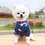 Pet Dog Cloth Pullover Blue Shirt Puppy Cloth