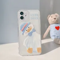 Cute Duck Phone Case for iphone13 12 11 Pro Max