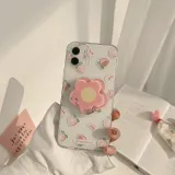 Cute Flowers Honey Peach Phone Case for iphone13 12 11 Pro Max