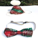 Christmas Hat Bow Tie Dog Clothes Pet Clothes for Xmas