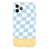 Plaid Phone Case for iPhone13 12 11 Pro Max with Cheese Mobile Phone Bracket