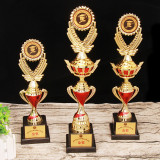 Colorful Taekwondo Competition Plastic Style Trophy Award