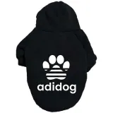 Pet Dog Cloth Slogan Keep Warm Outdoor Hooded Sweatshirt Puppy Cloth