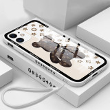 Cartoon Gloomy Bear Phone Case for iphone13 12 11 Pro Max