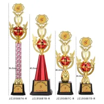 Colorful Flower Kindergarten For Children And Students Plastic Style Trophy Award