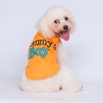Pet Dog Cloth Mommy's Boy Slogan Puppy Vest