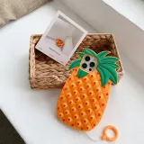 Pop It Fidget Toys Yellow Pineapple Soft Silicone iPhone Case For iPhone 12 11 Pro Max 12