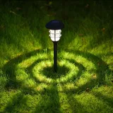 Outdoor Small Plastic Garden Light Waterproof Plastic Lighting Floor Lamp Solar Light