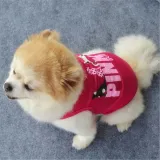 Pet Dog Cloth Teddy Printed Doggy Puppy Breathable Vest Cloth