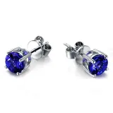 Sapphire Pendant Chain Jewelry Necklaces Women Rings Jewelry Sets