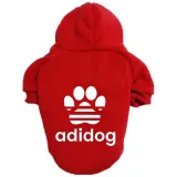 Pet Dog Cloth Slogan Keep Warm Outdoor Hooded Sweatshirt Puppy Cloth