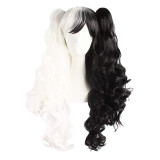 Women Halloween Lolita Cosplay Wig Clip on Ponytails