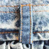Pet Small Dog Red Striped Hooded Shirt Denim Strap Dress Puppy Cloth