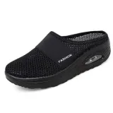 Air Breathable Cushion Soft Thick Bottom Walking Shoes Outdoor Slide Slippers