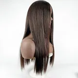 Women Parting Straight Synthetic Wig Natural Long Hair Wigs