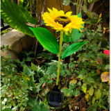 LED Solar Sunflower Sensor Flower Lantern Outdoor In-ground Lawn Light Garden Decoration Landscape Light Luces Jardin