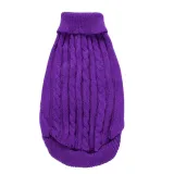 Pet Dog Cloth Solid Color Keep Warm Sweater Puppy Cloth