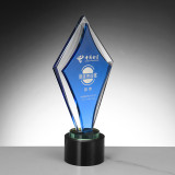 Diamond Style Crystal Trophy Optical Award
