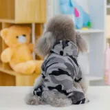 Pet Dog Cloth Camouflage Hooded Sweatshirt Puppy Cloth